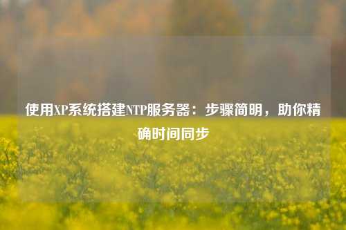 使用XP系統(tǒng)搭建NTP服務器：步驟簡明，助你精確時間同步